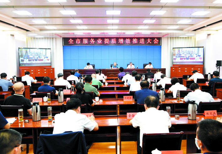 忻州市召开服务业提质增效推进大会
